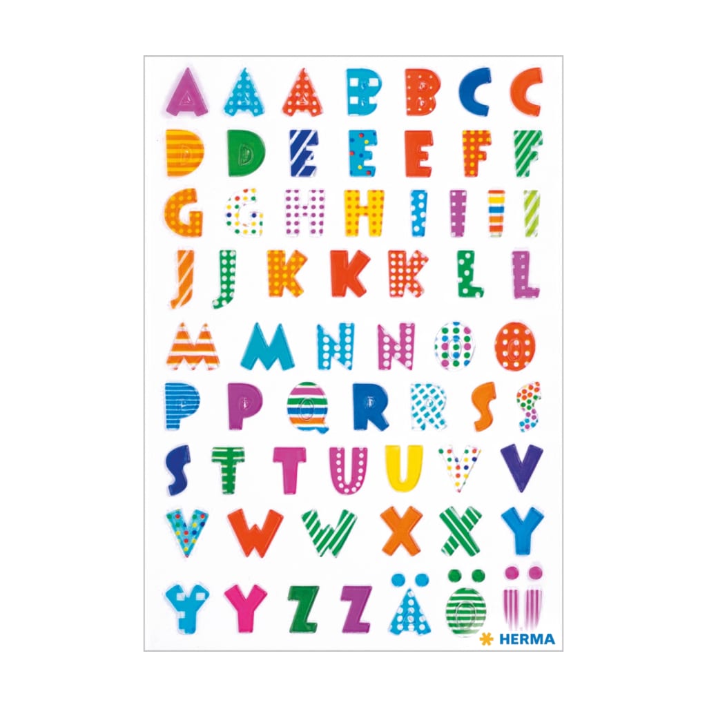 Buchstaben Stone 3D - Sticker