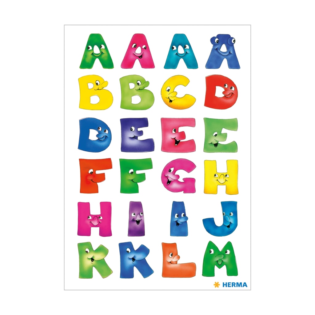Buchstaben Etiketten - Sticker