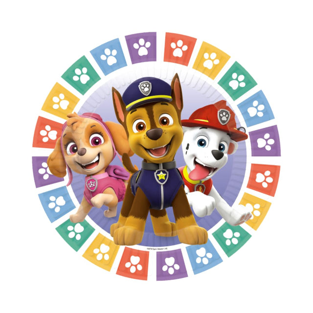 Einwegteller Paw Patrol 18 cm, 8 Stück