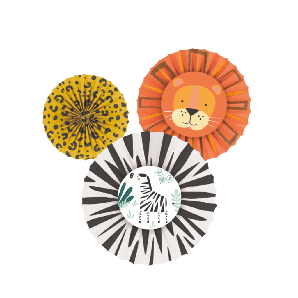 Deko-Fächer Get Wild Papier