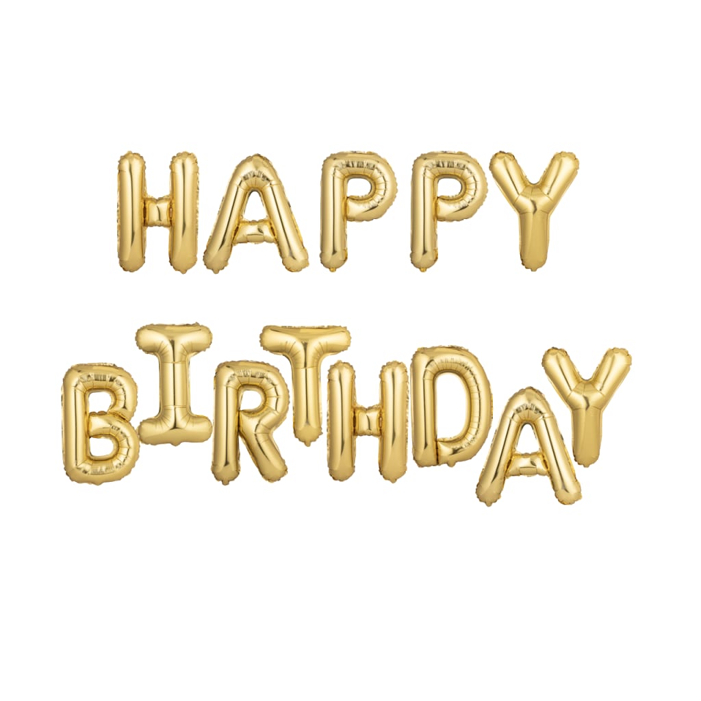 Happy Birthday Ballon Buchstaben, 1 Stück