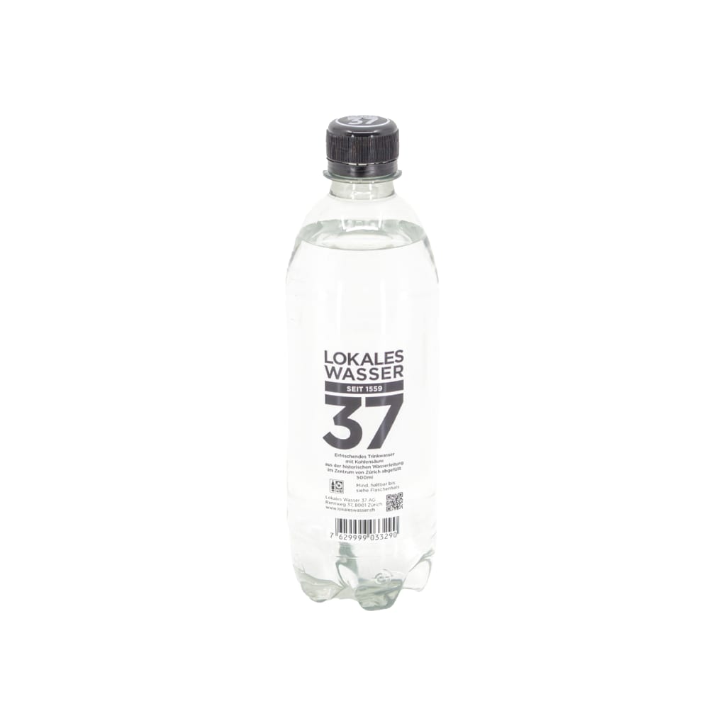 Lokales Wasser 37 mit Kohlensäure, 500ml