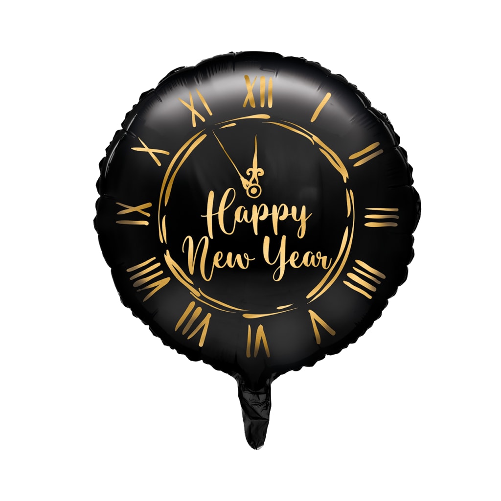 Folienballon Happy New Year, 45 cm