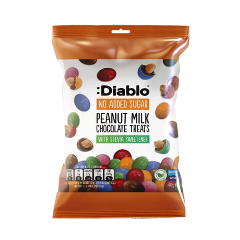 Diablo Peanuts Milk Chocolate Treats, 40g