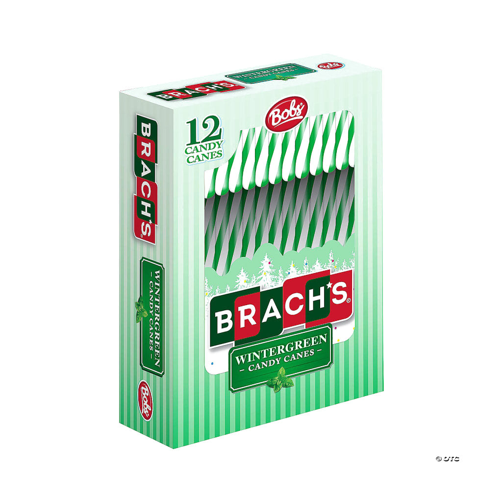 Brach's Wintergreen Candy Canes, 12 Stück