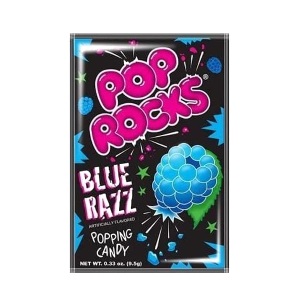 Pop Rocks Popping Candy Blue Raspberry, 10g