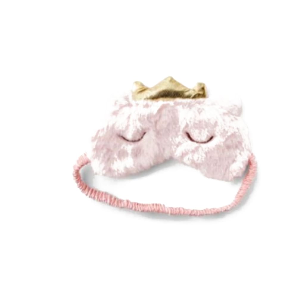 Augenbinde Bär mit Krone rosa, 1 Stück