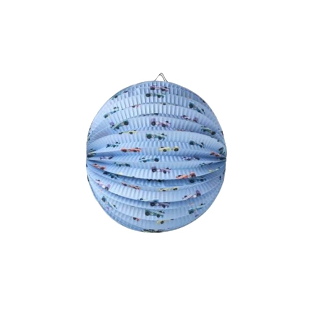 Reispapier-Laterne Blau, 20cm