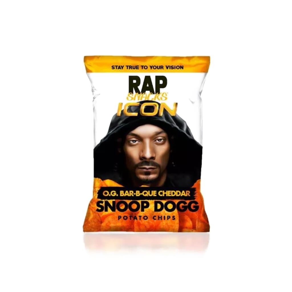 Rap Snacks Snoop Dogg O.G. Bar-B-Que Cheddar Chips, 71g
