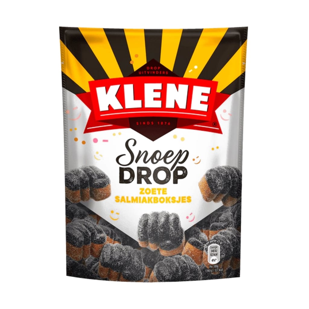 Klene Snoepdrop Salmiakboksjes, 200g