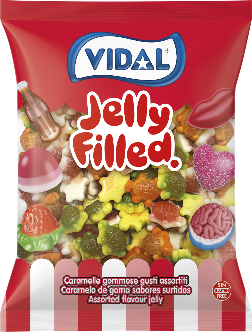 Vidal Turtles Jelly Filled, 1Kg
