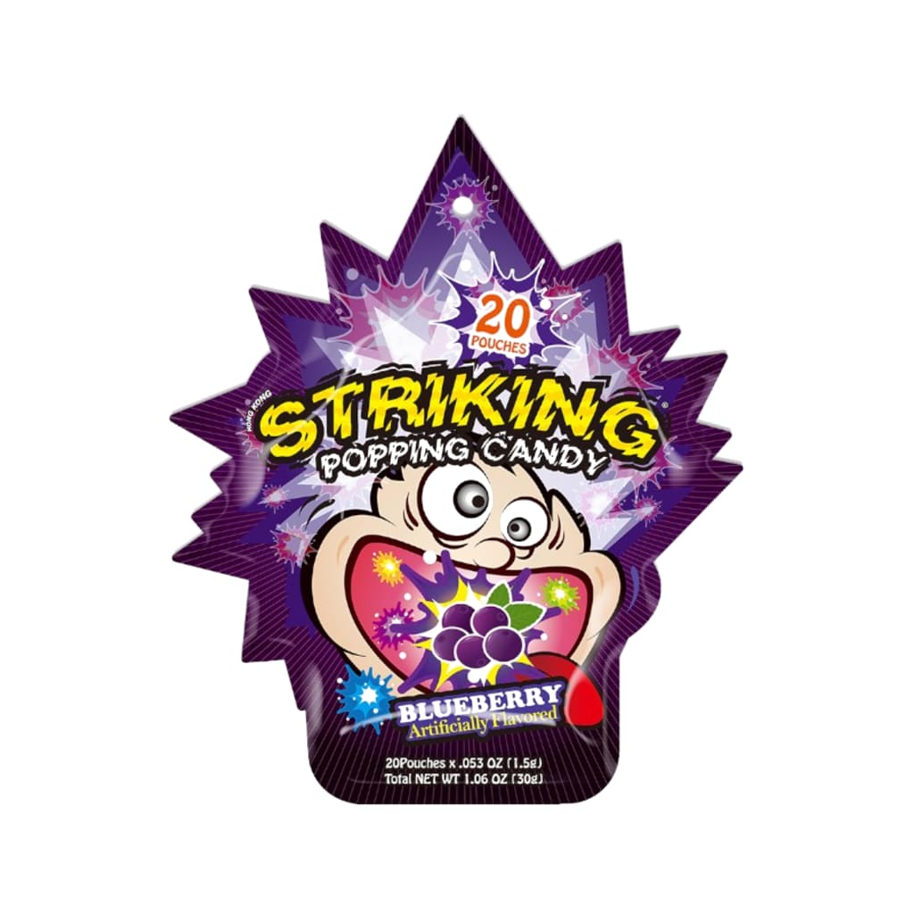Striking Popping Candy Blueberry, 30g