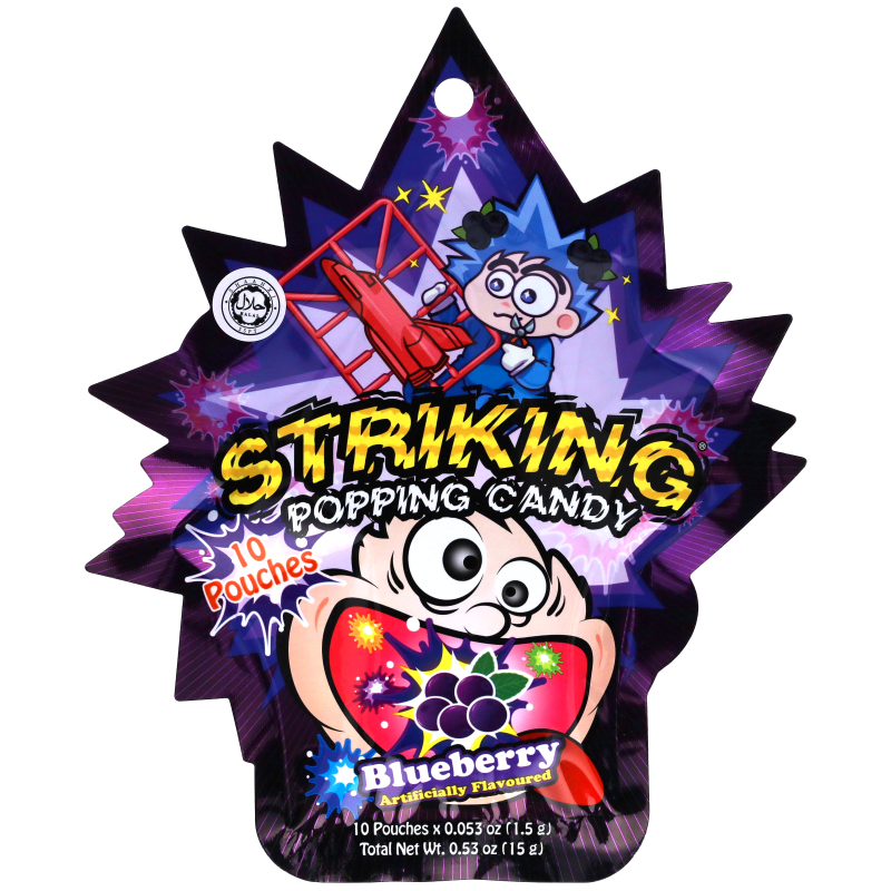 Striking Popping Candy Blueberry, 15g