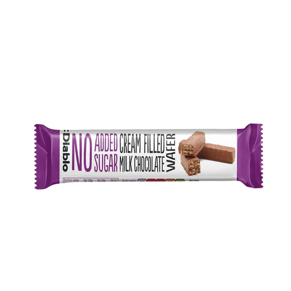 Diablo Milk Chocolate Wafer, 30g