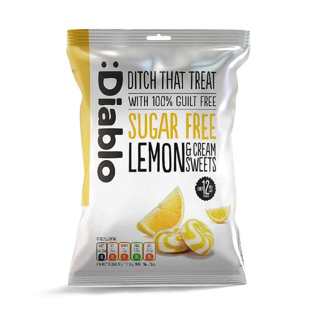 Diablo Lemon & Cream Sweets, 75g