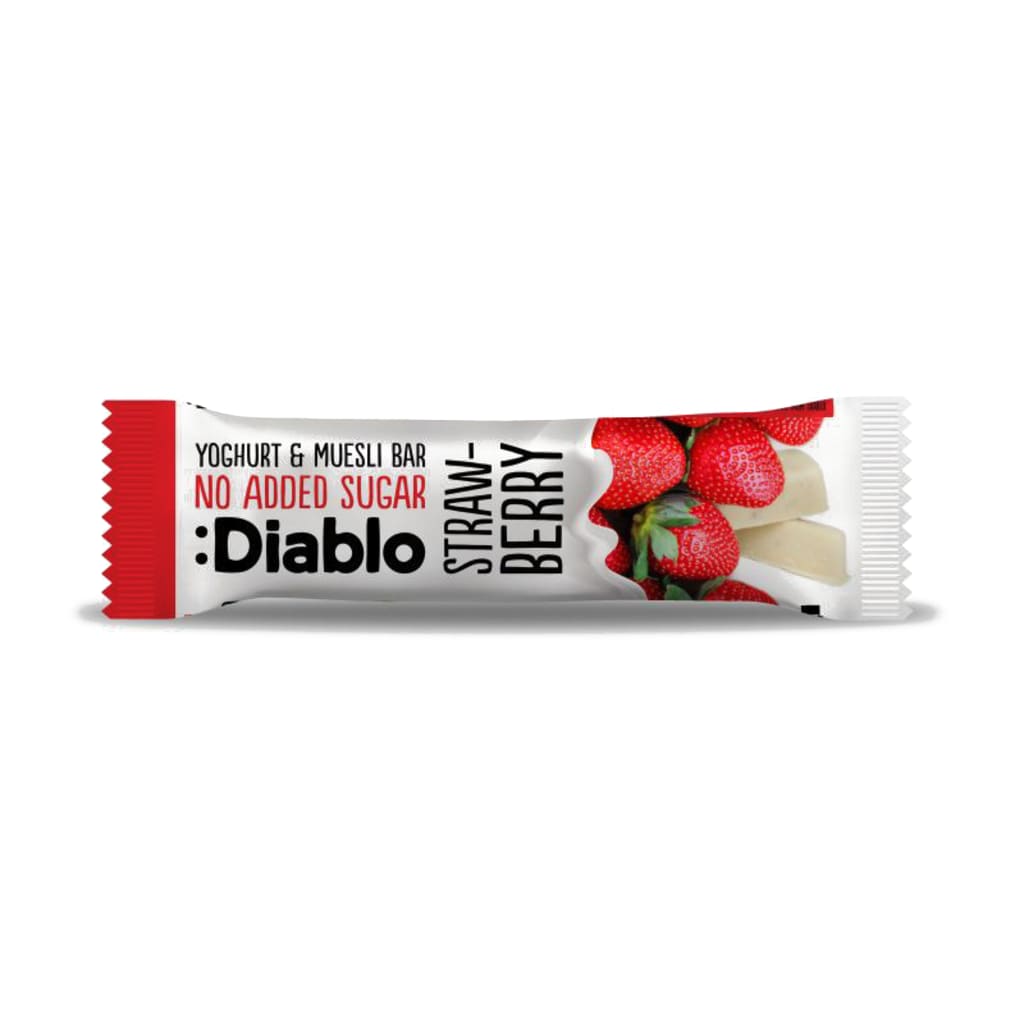 Diablo Yoghurt & Muesli Bar Strawberry, 30g