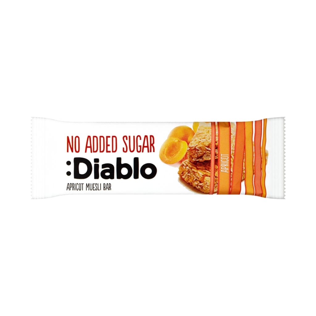Diablo Yoghurt & Muesli Bar Apricot, 30g