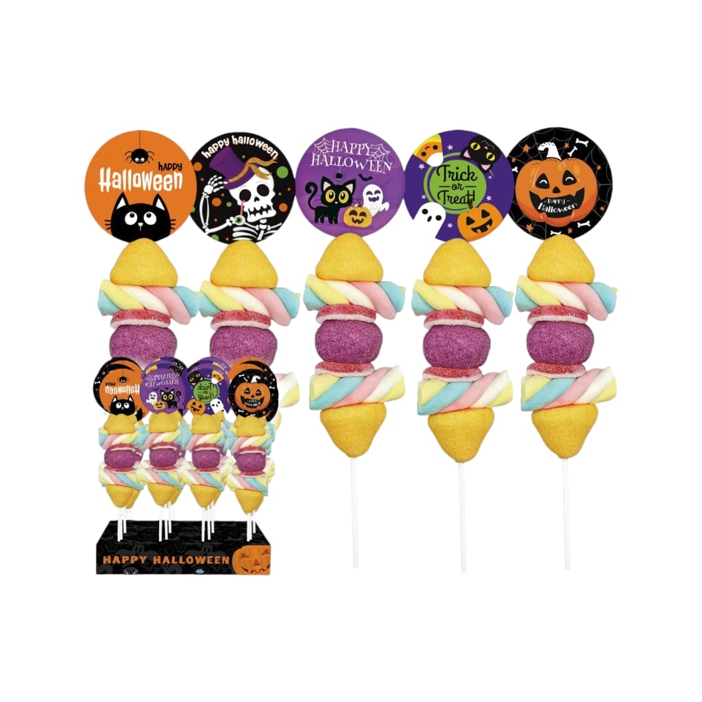 Halloween Kebab Marshmallow Lollipop, 45g