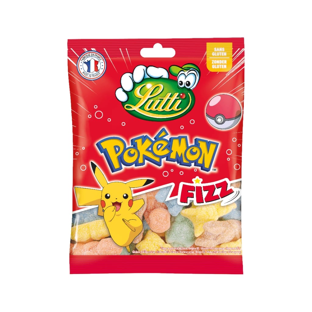 Lutti Pokémon Fizz, 180g