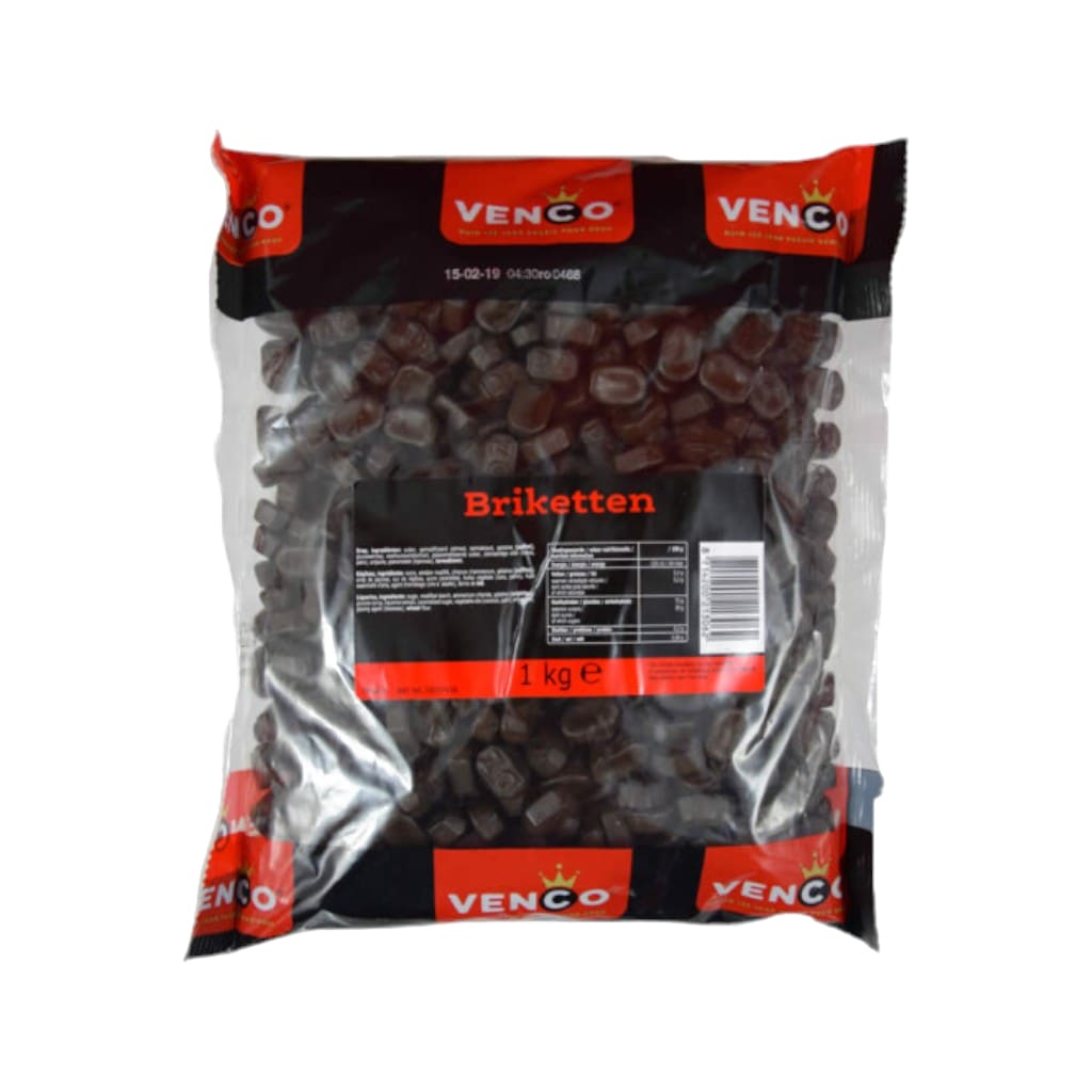 Venco Briketten Lakritze, 1kg