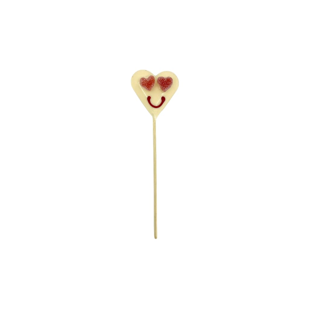 Gummy Heart Schokoladen Lollipop, 30g