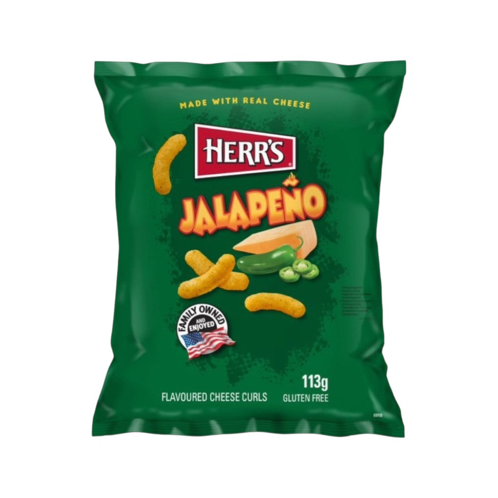 Herr’s Jalapeno Cheese Curls, 113g