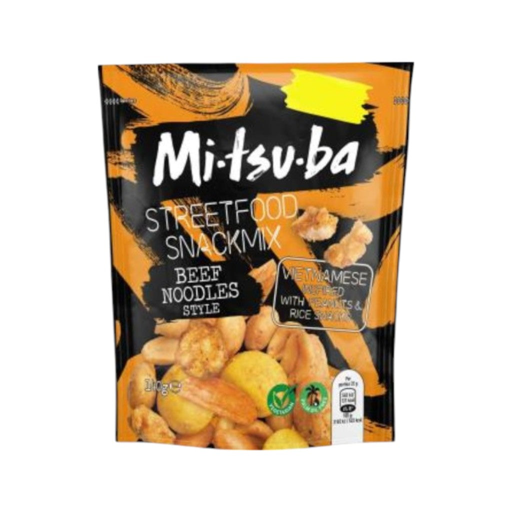 Mitsuba Streetfood Snackmix Beef Noodles Style, 140g