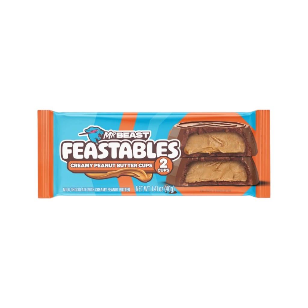 Mr. Beast Feastables Creamy Peanut Butter Cups, 40g