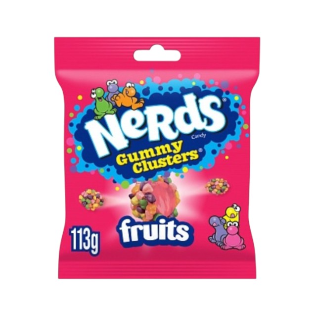 Nerds Gummy Clusters Fruit, 113g