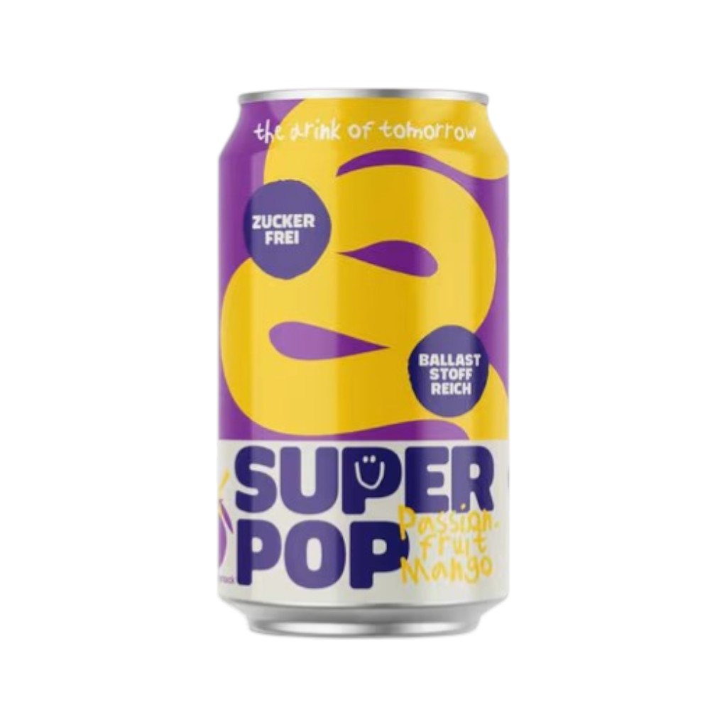 Super Pop Passionfruit-Mango, 330ml