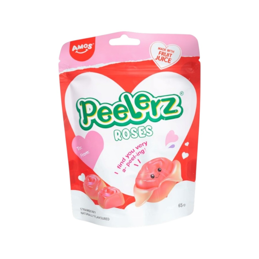 Amos Peelerz Gummy Roses, 65g – LOLIPOP