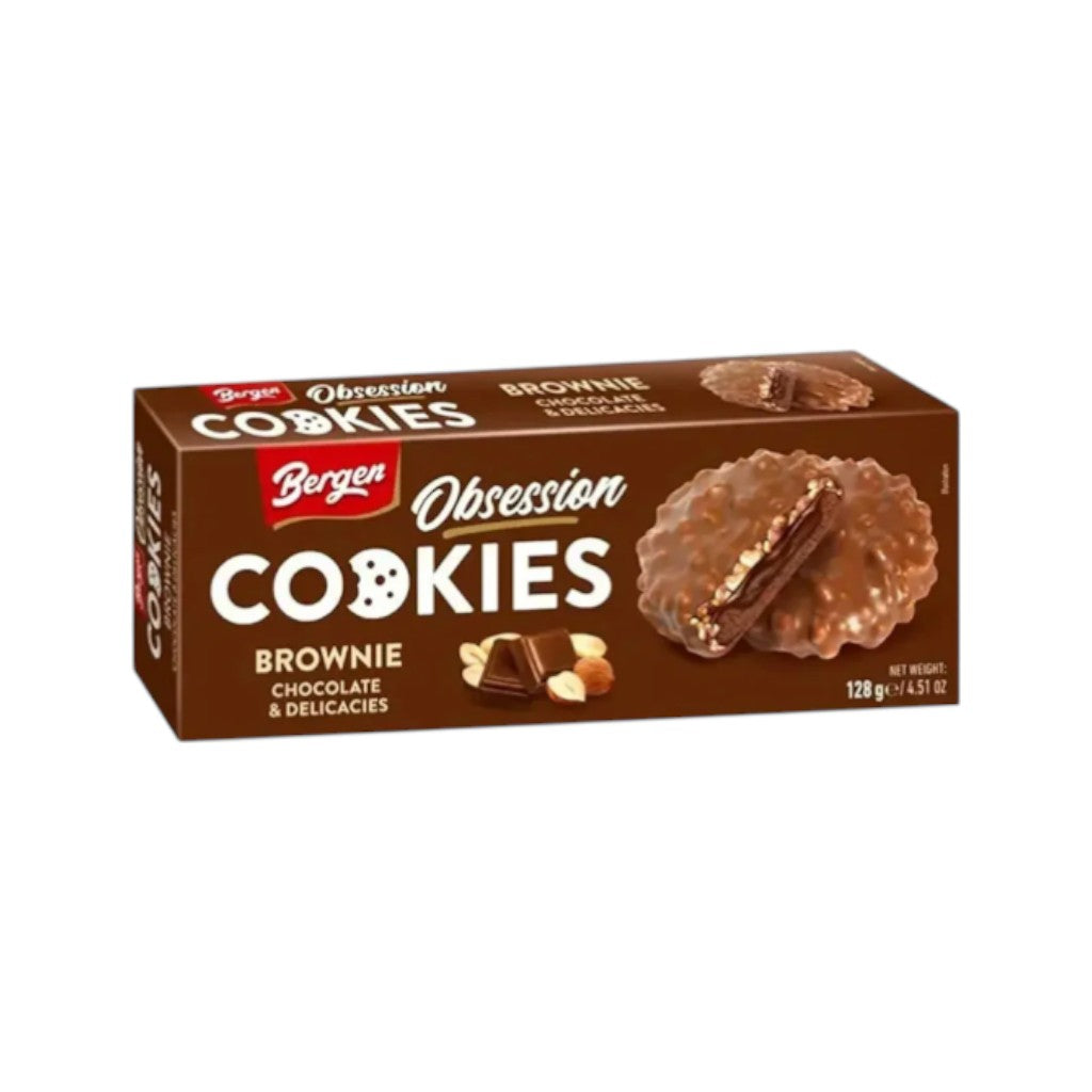 Bergen Obsession Cookies Brownie Chocolate & Delicacies, 128g