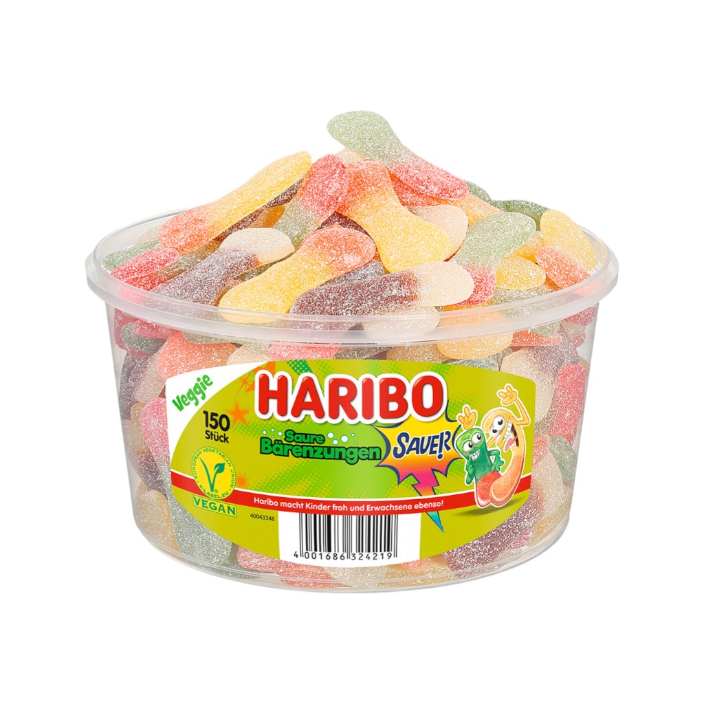 Haribo Saure Bärenzungen, 1.35kg