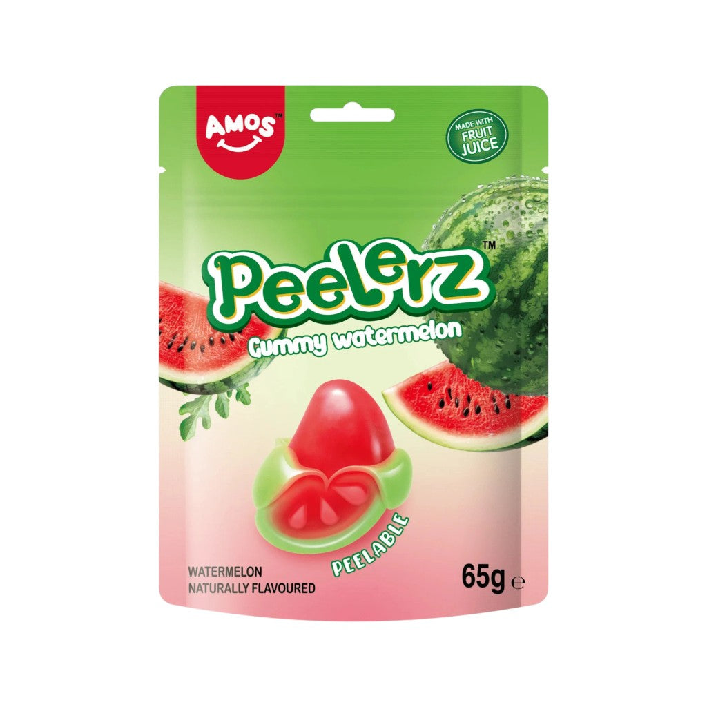 Amos Peelerz Gummy Watermelon, 65g