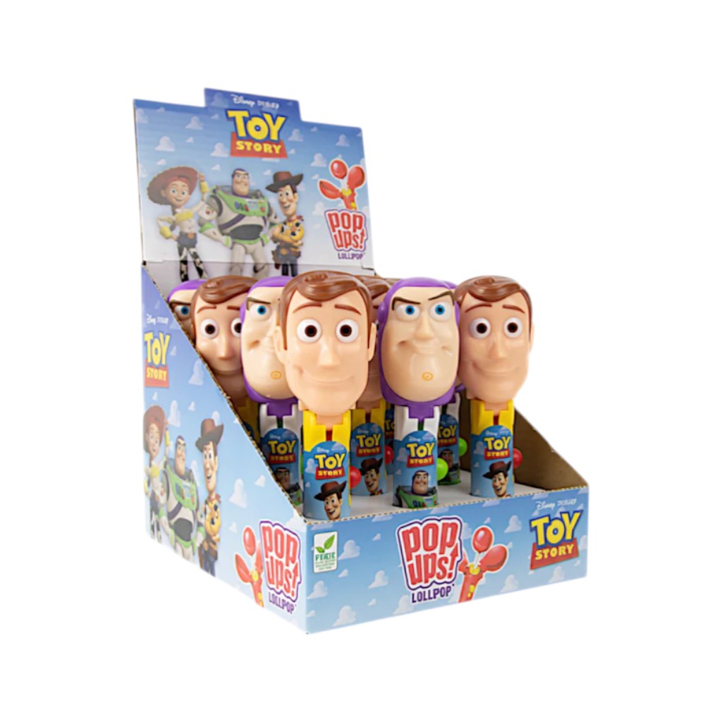 Bip Pop Ups Lollipops Toy Story, 10g