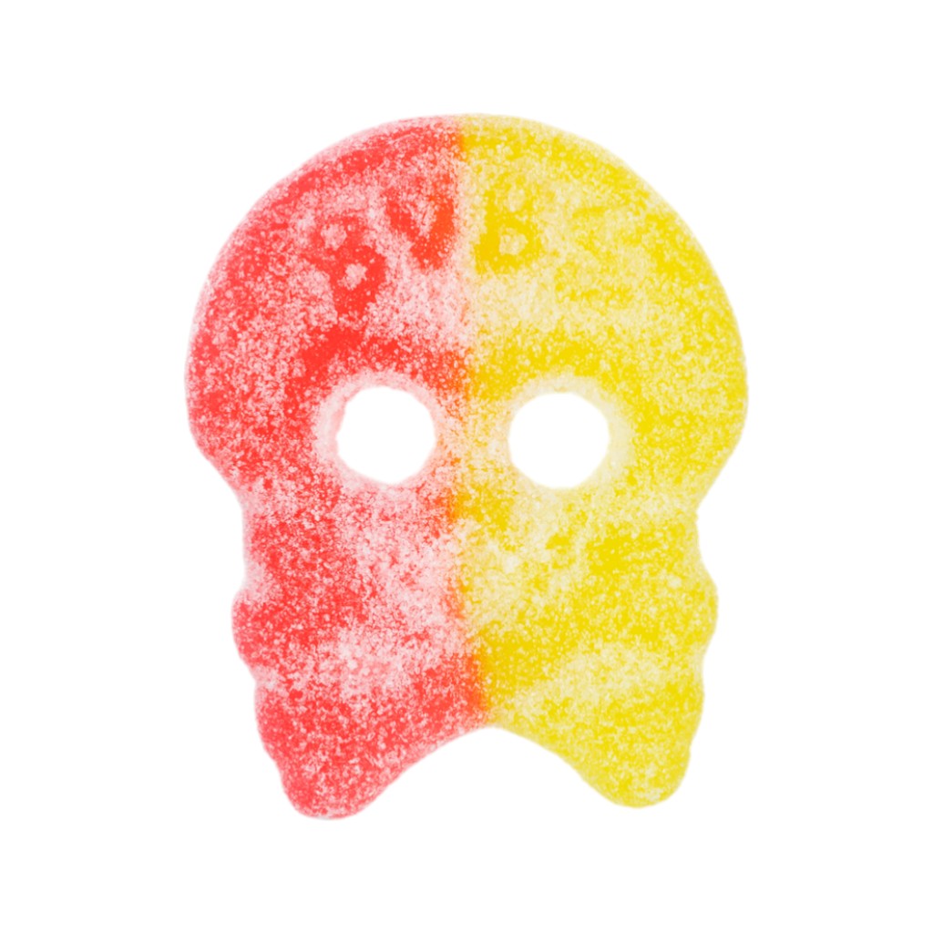 Bubs Big Sour Lemon Raspberry Skulls, 3.2kg