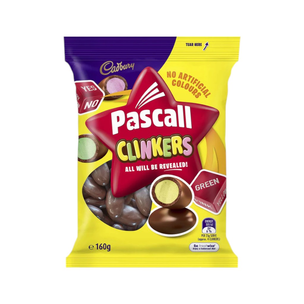 Cadbury Pascall Clinkers, 160g