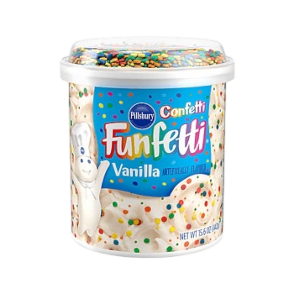 Pillsbury Frosting Funfetti Vanille, 442g
