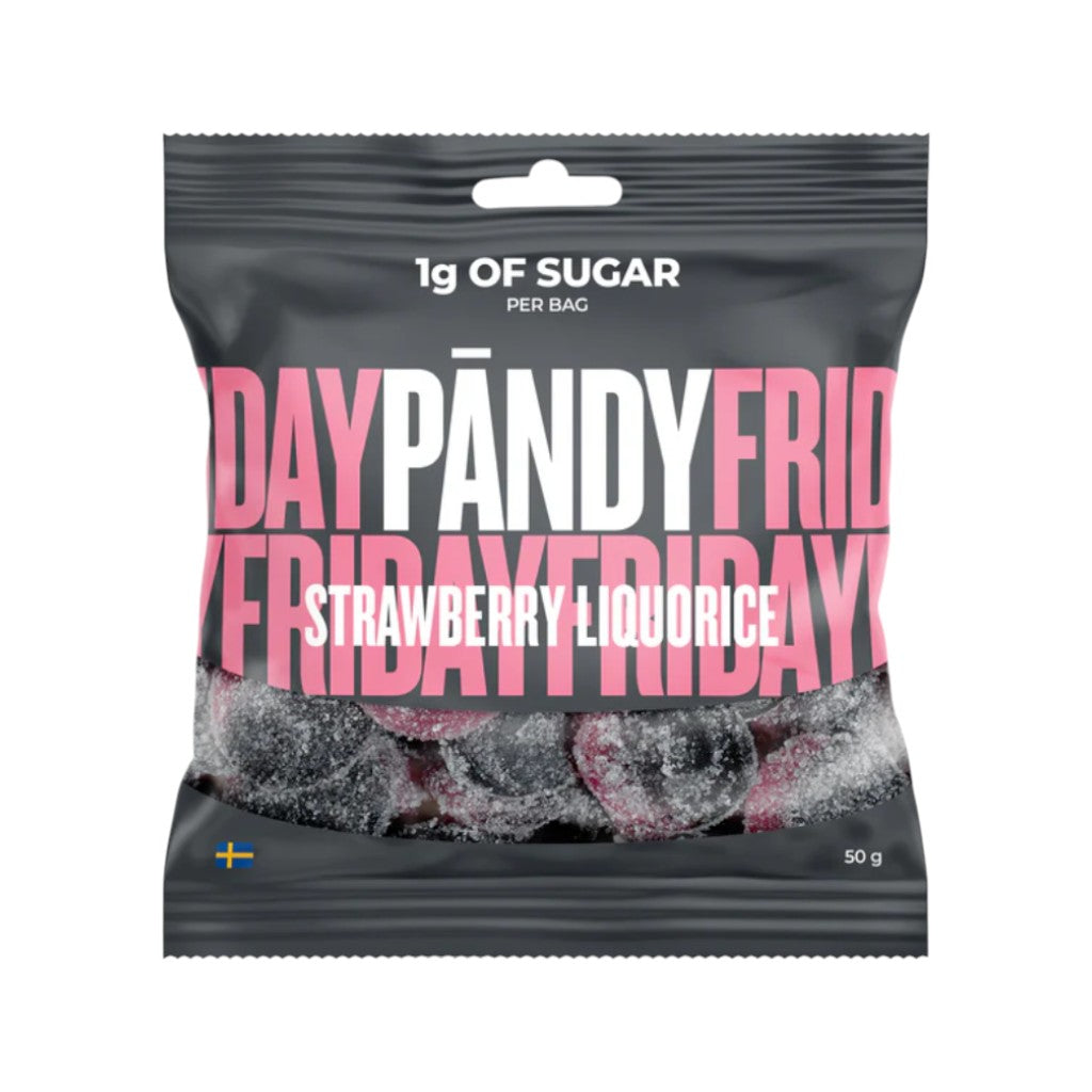Pändy Strawberry/Liquorice, 50 g