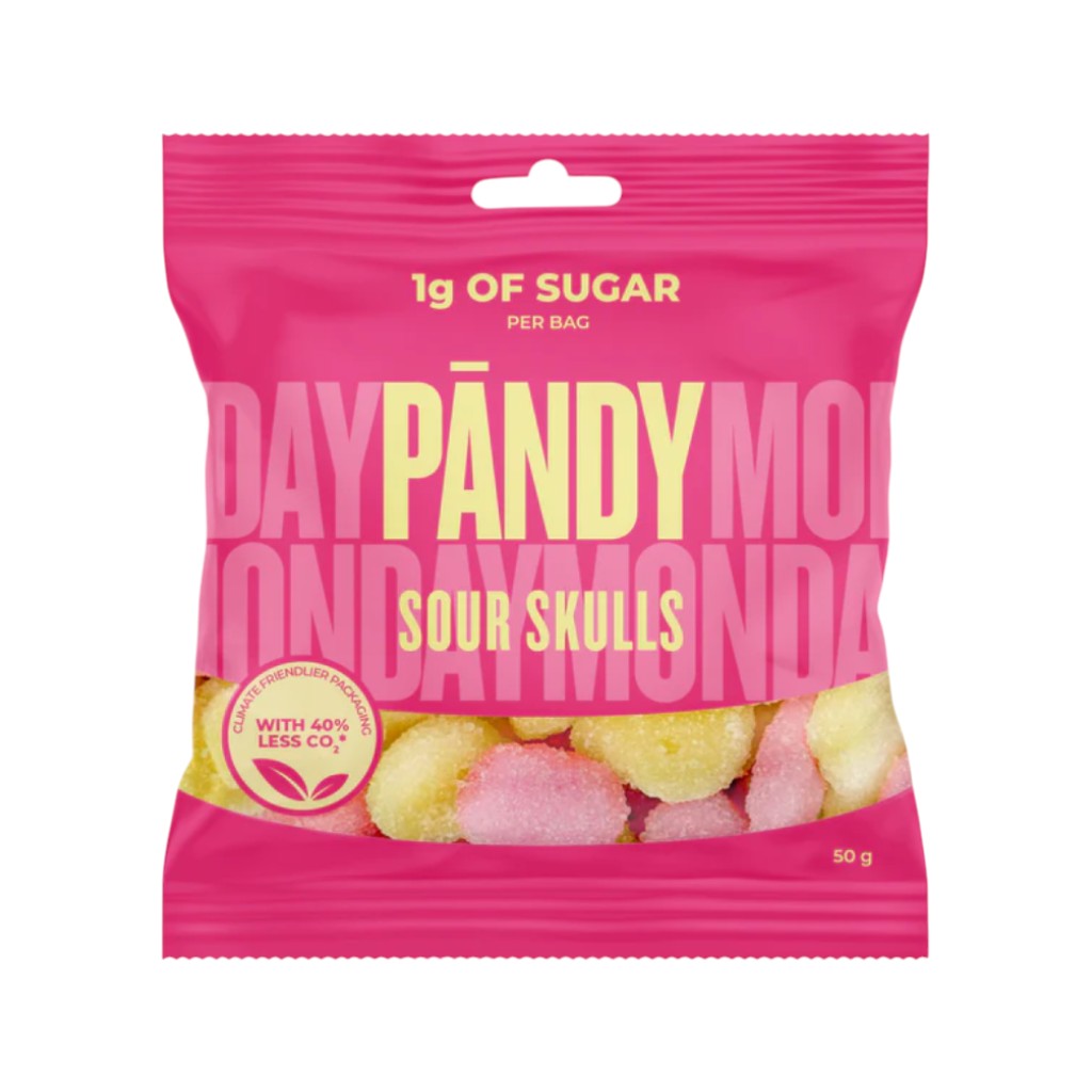 Pändy Sour Skulls, 50 g