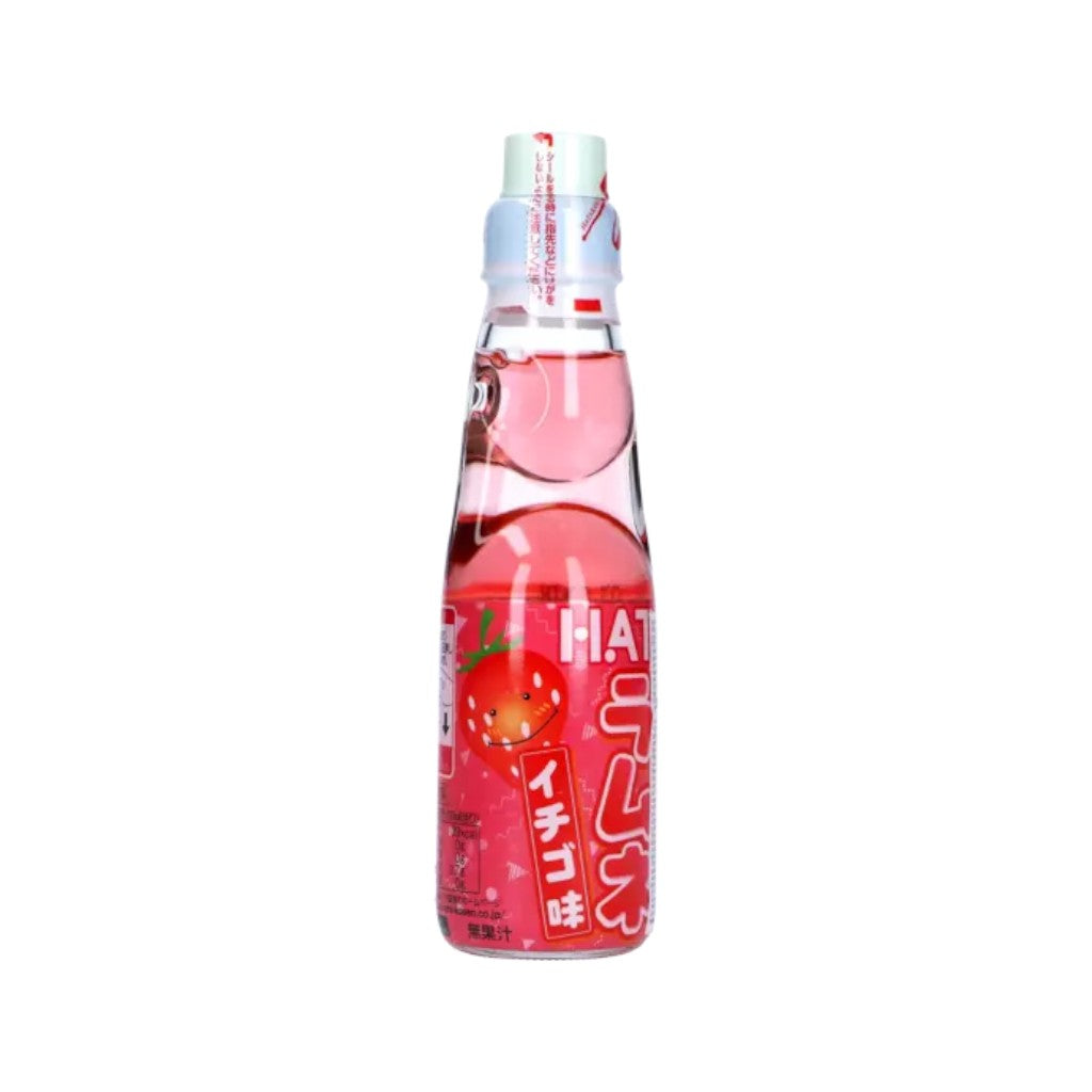 Ramune Strawberry Soda Pop Drink, 200ml