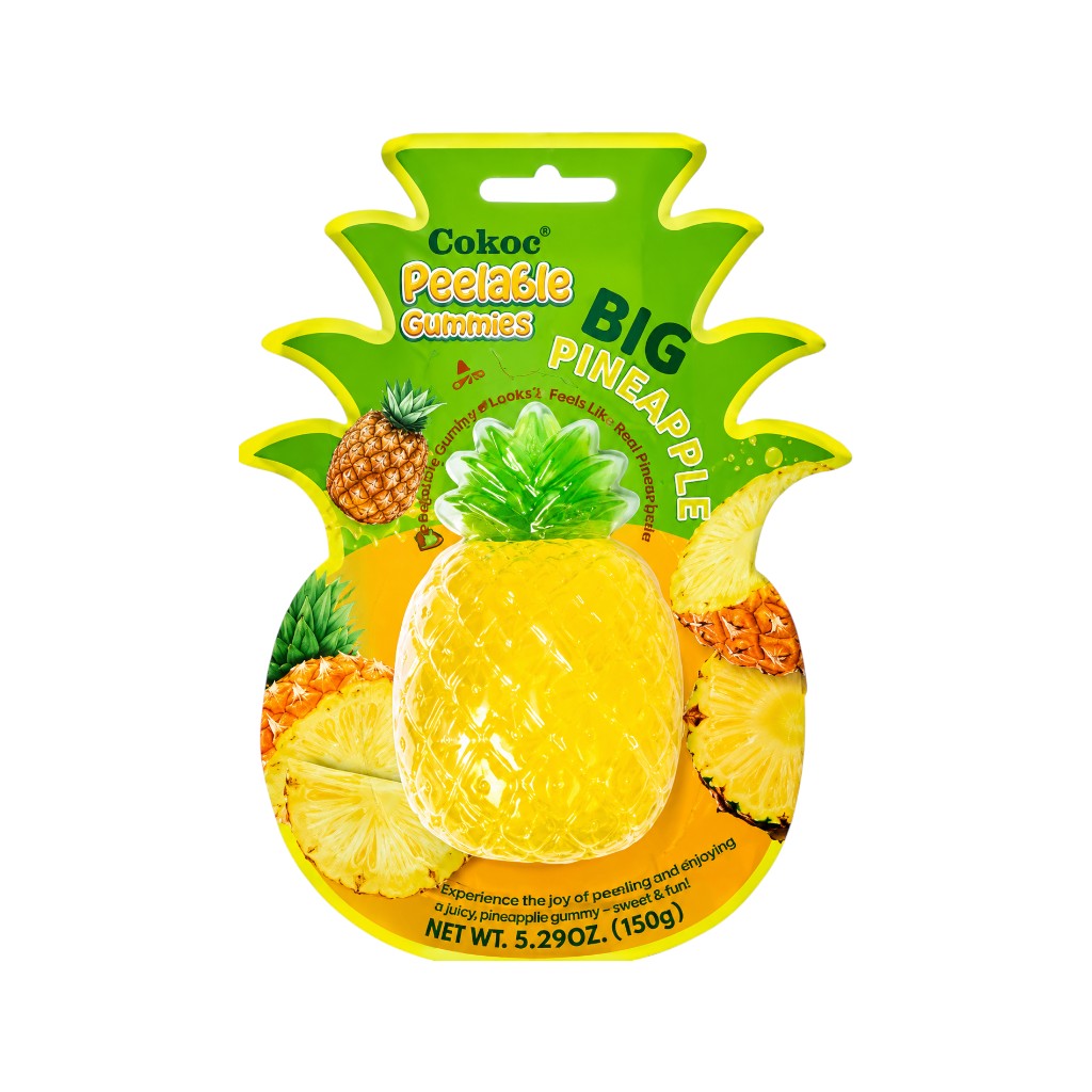 Peeling Gummy Big Pineapple, 150g