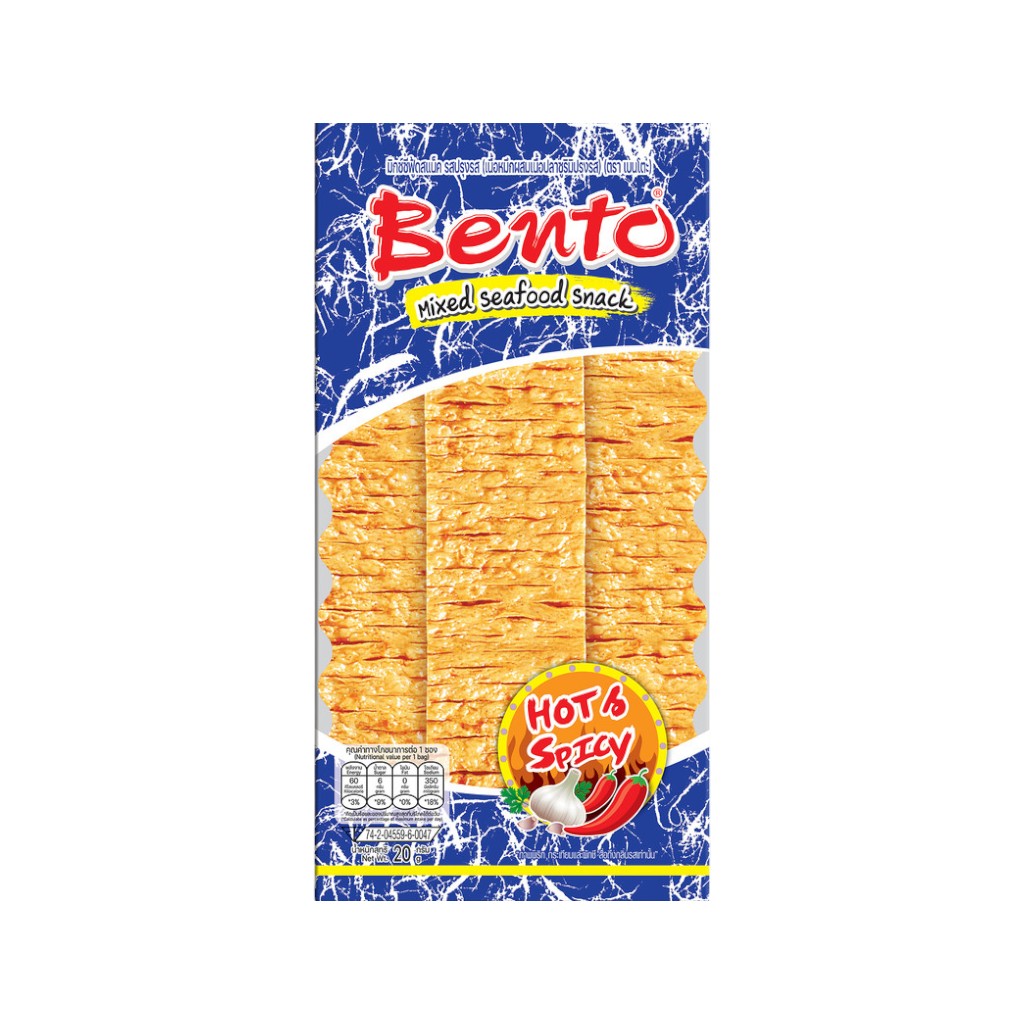 Bento Tintenfisch Snack Hot & Spicy, 20g