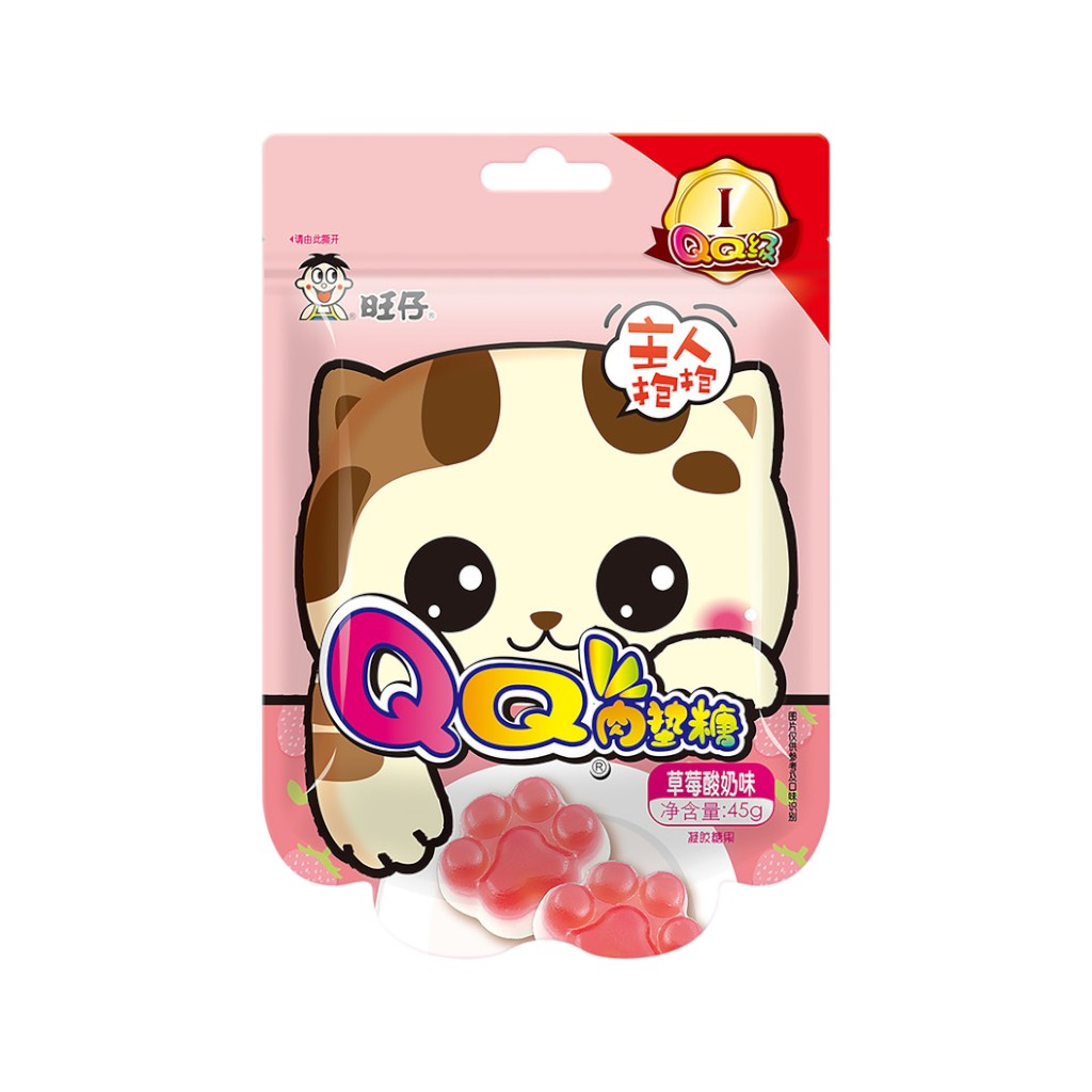 QQ Joghurtgums Erdbeerjoghurt Cat's Claw, 45g