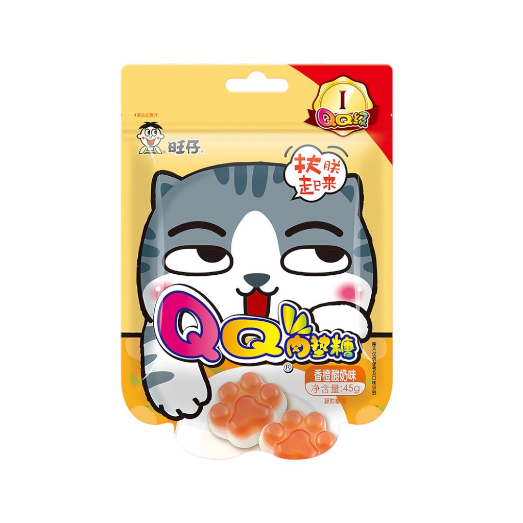 QQ Joghurtgums Orangenjoghurt Cat's Claw, 45g