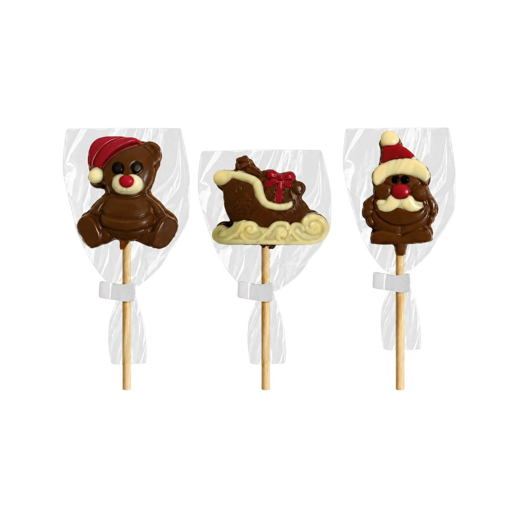 Menudos Duendes Choco Pop Santa, Rentier, Schlitten, 28g