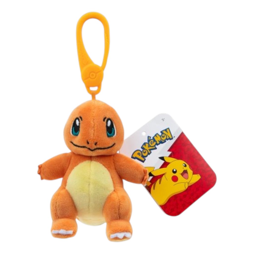 Pokémon Plush Clip-On Glumanda, 1 Stück