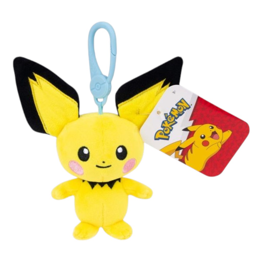 Pokémon Plush Clip-On Pichu, 1 Stück