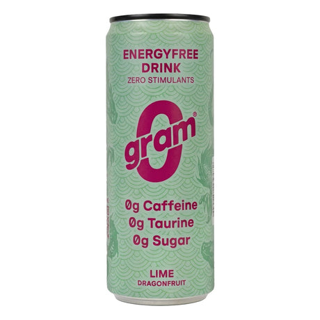 0gram Energyfree Drink Lime-Dragonfruit, 330 ml