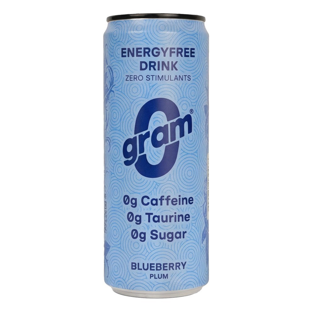 0gram Energyfree Drink Blueberry-Plum, 330 ml